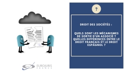 Sortie associé société